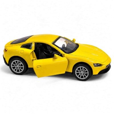 Yellow Ferrari Sports Car Toy with Opening Door - Image 2 - Blessing Gifts