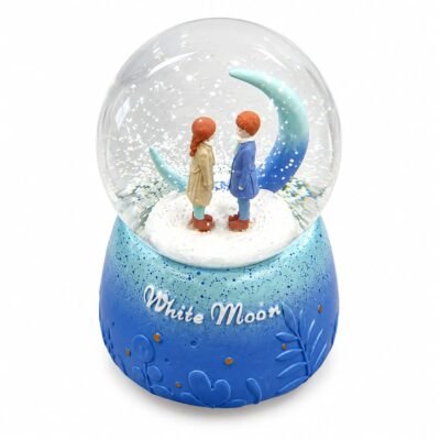 MOONLIGHT COUPLE SNOW GLOBE - Image 2 - Blessing Gifts