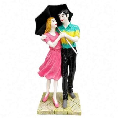 Romantic Couple Under Umbrella Showpiece – Marble Dust - Gifts - Blessing Gifts