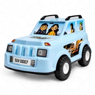 Blue Speed SUV 4x4 Battery Operated Toy Car - B/O Cars - Blessing Gifts