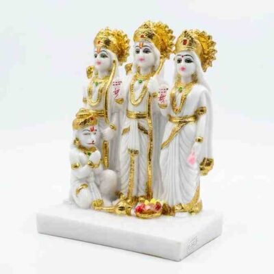Ram Darbar Idol – Lord Ram, Sita, Lakshman & Hanuman - Image 2 - Blessing Gifts