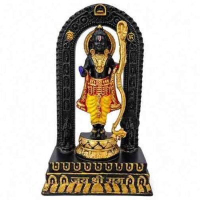 Lord Ram Black & Gold Idol with Bow - Gifts - Blessing Gifts