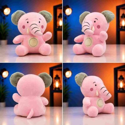 Cute Pink Elephant Soft Toy - Image 2 - Blessing Gifts