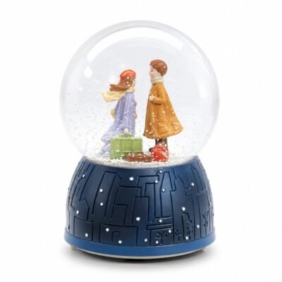 TRAVEL COUPLE SNOW GLOBE - Image 2 - Blessing Gifts