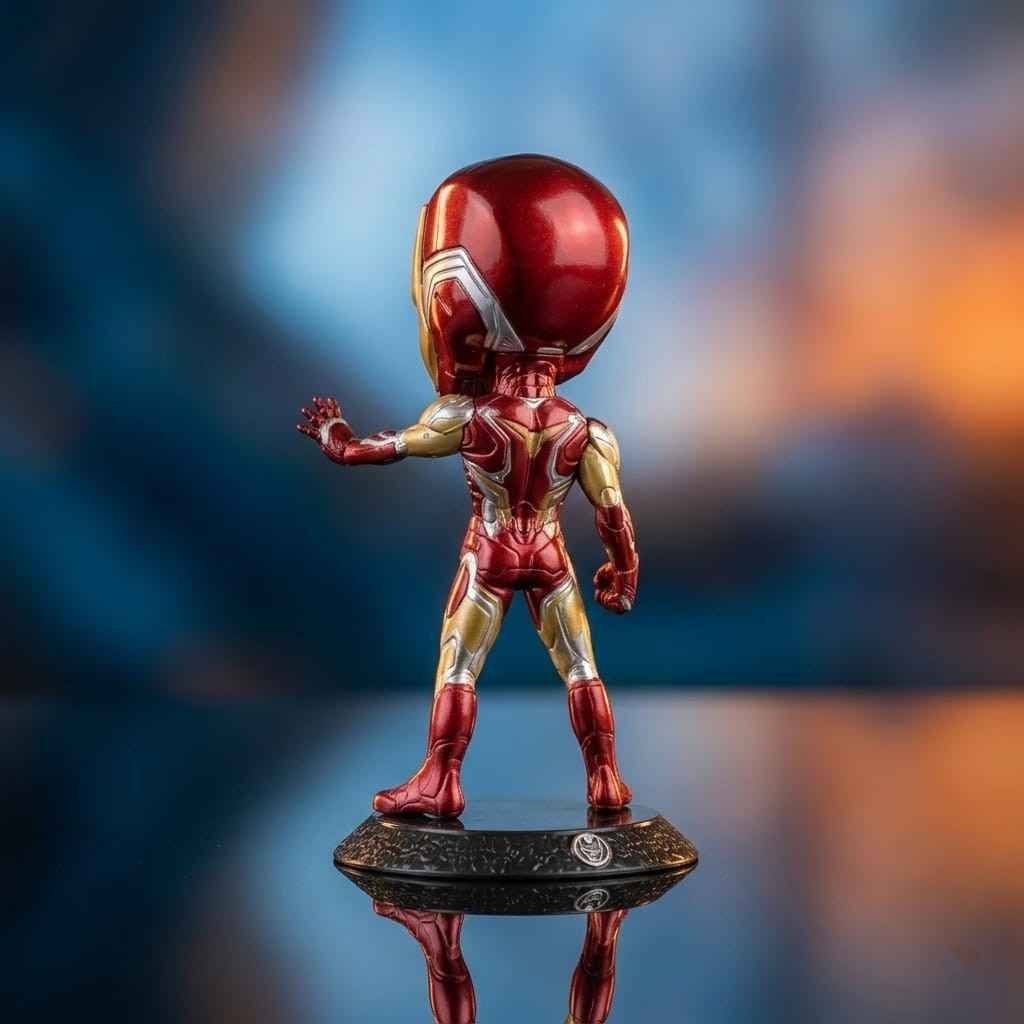 Iron Man Marvel Chibi Action Figure - Image 2 - Blessing Gifts