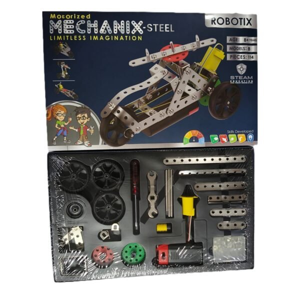 MECHANIX STEEL ROBOTIX-1 MOTORIZED CONSTRUCTION SET - Image 3 - Blessing Gifts