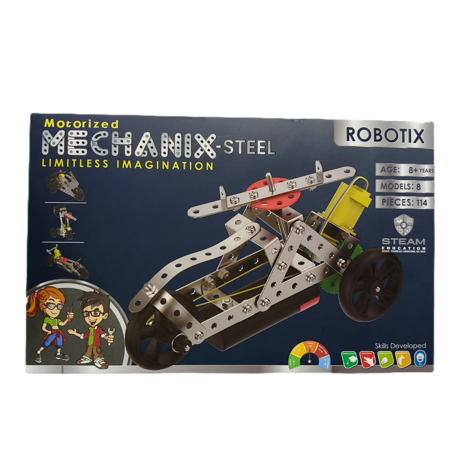 MECHANIX STEEL ROBOTIX-1 MOTORIZED CONSTRUCTION SET - Educational Games - Blessing Gifts