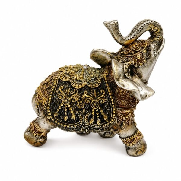 ROYAL BLACK & GOLD ELEPHANT SHOWPIECE - Image 3 - Blessing Gifts