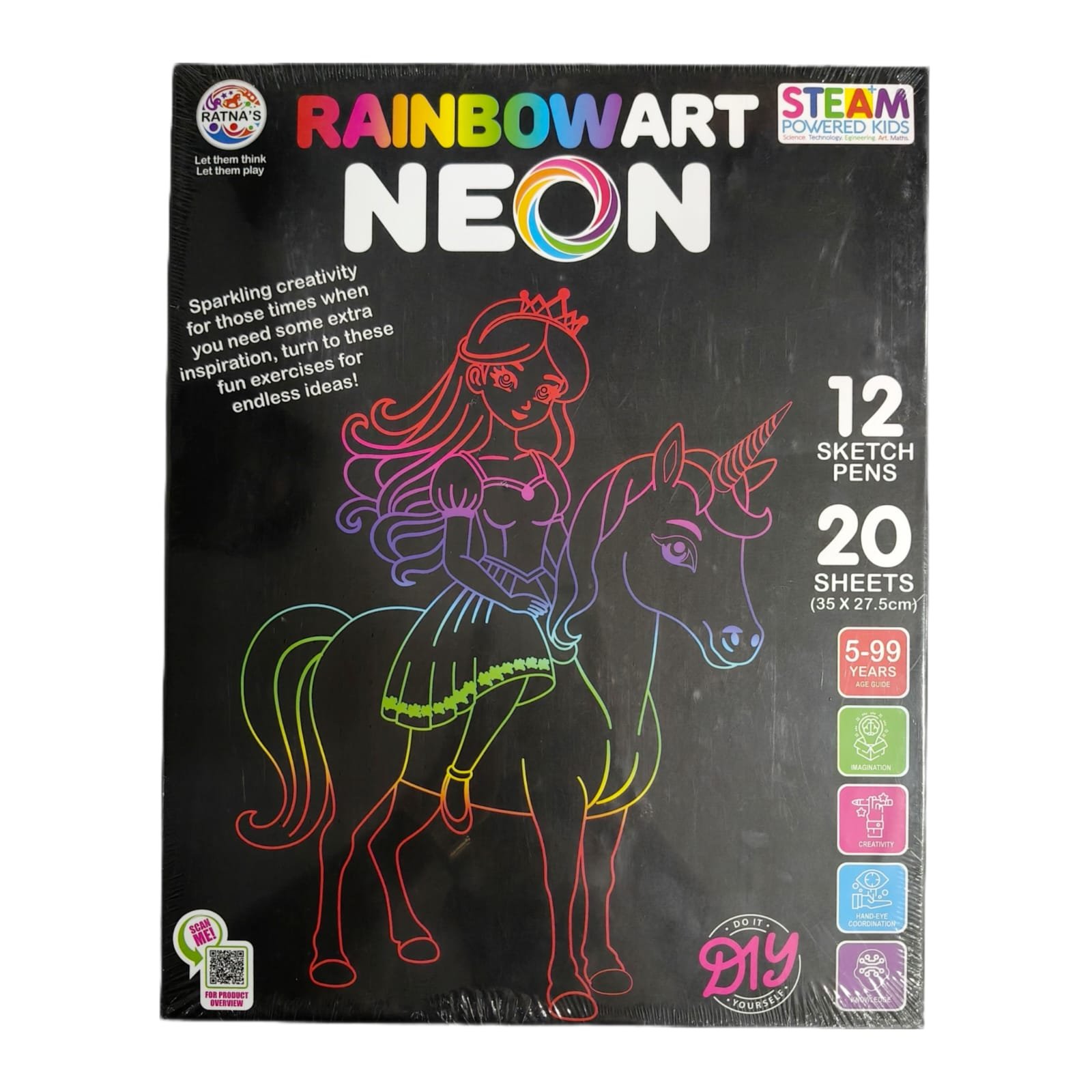 RATNA'S RAINBOW ART NEON - Educational Games - Blessing Gifts