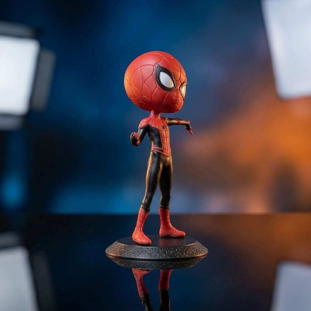 Spider-Man Marvel Chibi Action Figure - Image 2 - Blessing Gifts