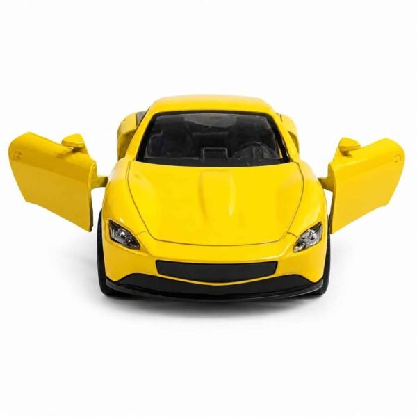 Yellow Ferrari Sports Car Toy with Opening Door - Image 5 - Blessing Gifts