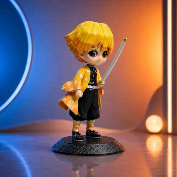 Zenitsu Agatsuma Demon Slayer Anime Action Figure - Image 2 - Blessing Gifts