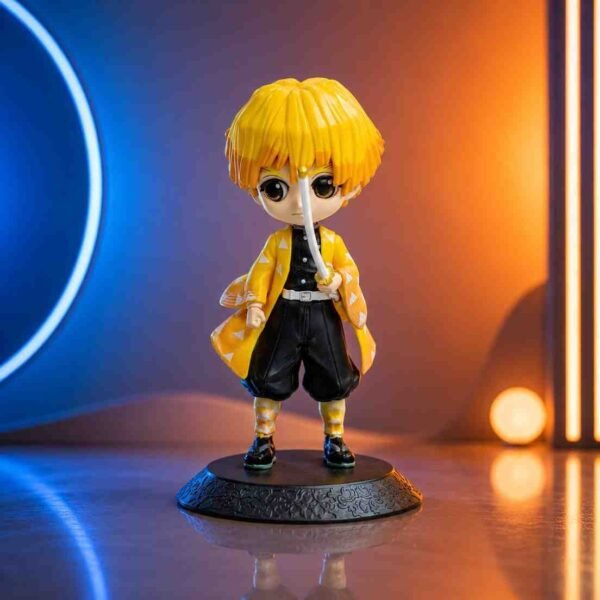 Zenitsu Agatsuma Demon Slayer Anime Action Figure - Image 3 - Blessing Gifts