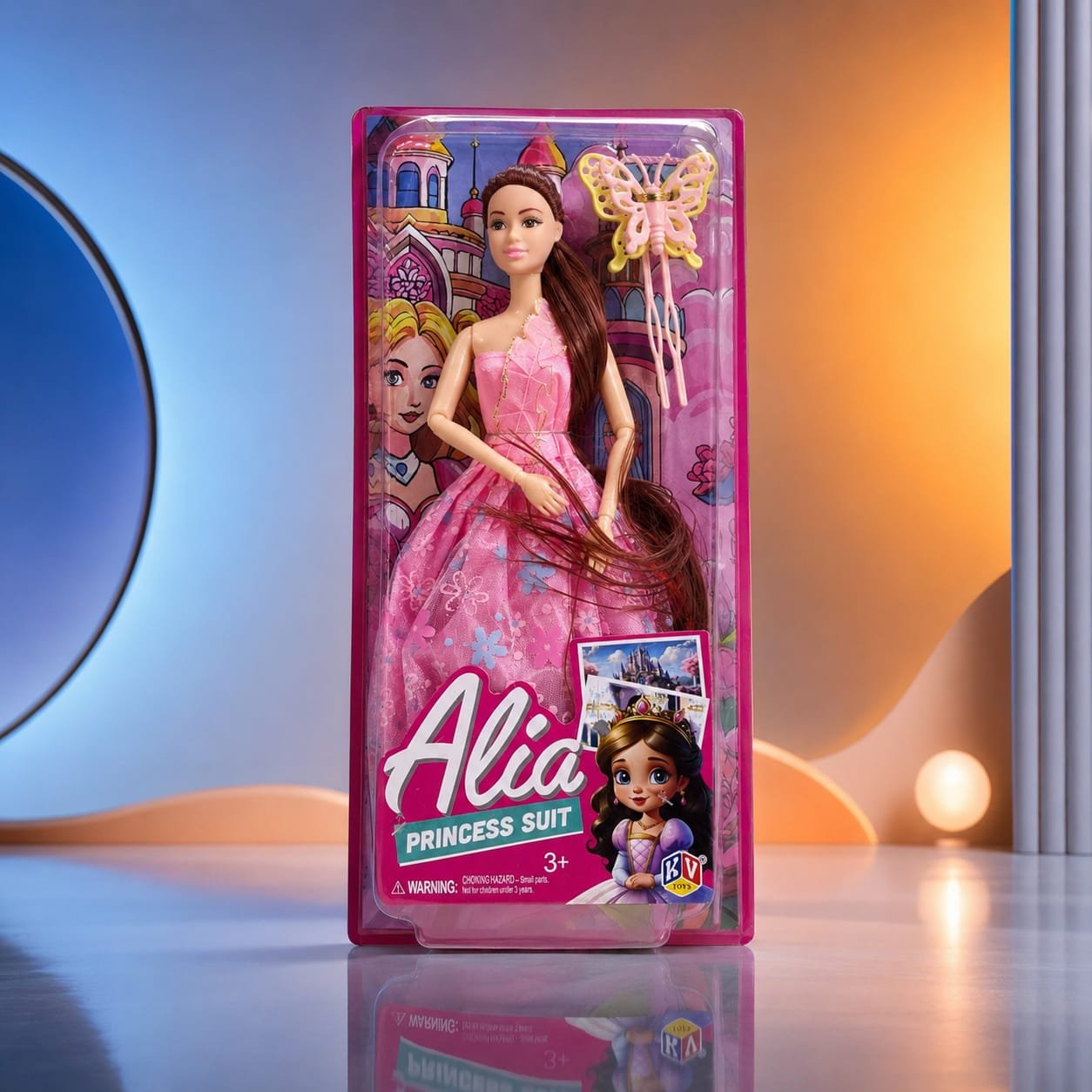 Alia Princess Suit Fashion Doll with Butterfly Accessory - Image 2 - Blessing Gifts