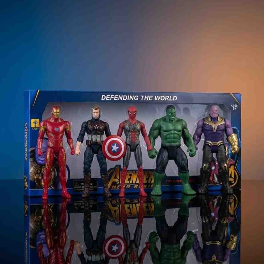 5-Piece Superhero Action Figure Set - Action Figures - Blessing Gifts