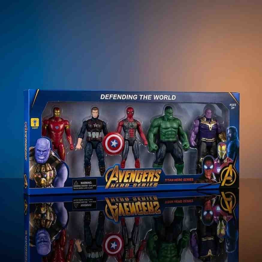 5-Piece Superhero Action Figure Set - Image 2 - Blessing Gifts