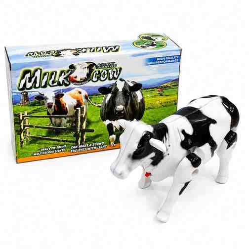 Battery Operated Milk Cow Toy with Sound - Animal Toys - Blessing Gifts