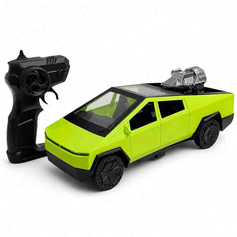 Tesla Cyber Truck RC Toy Truck with Steam Spray - Battery Operated (B/O) - Blessing Gifts