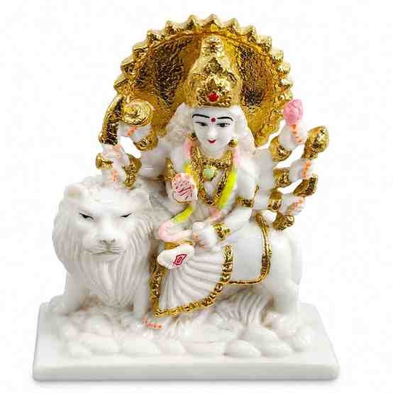 Goddess Durga with Lion Idol - Image 4 - Blessing Gifts