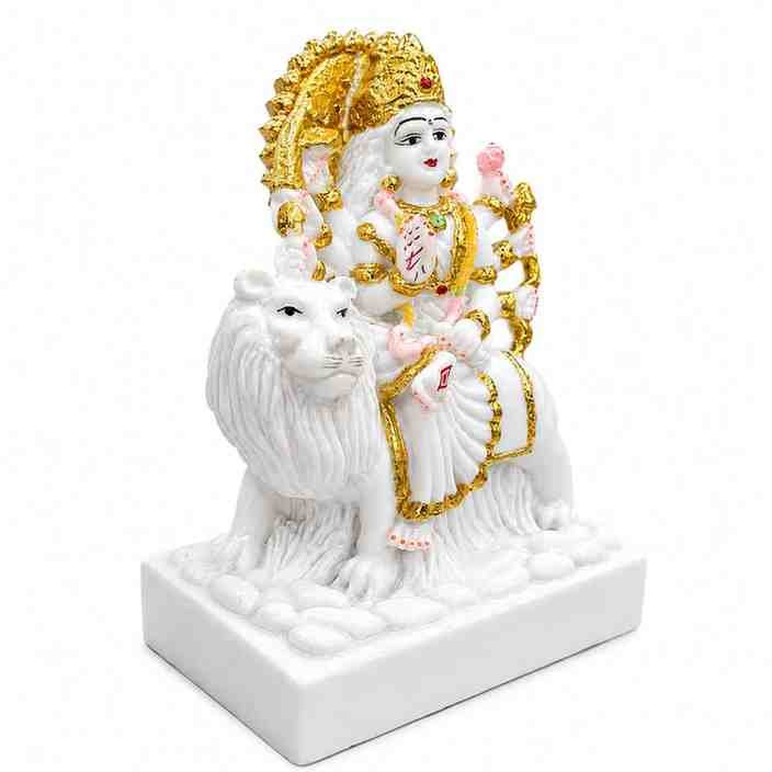 Goddess Durga with Lion Idol - Image 2 - Blessing Gifts