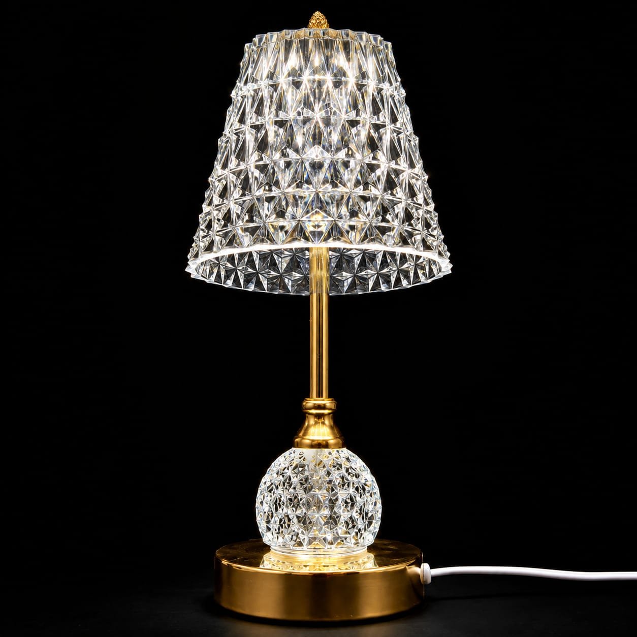 CRYSTAL GOLD TABLE LAMP - Gifts - Blessing Gifts