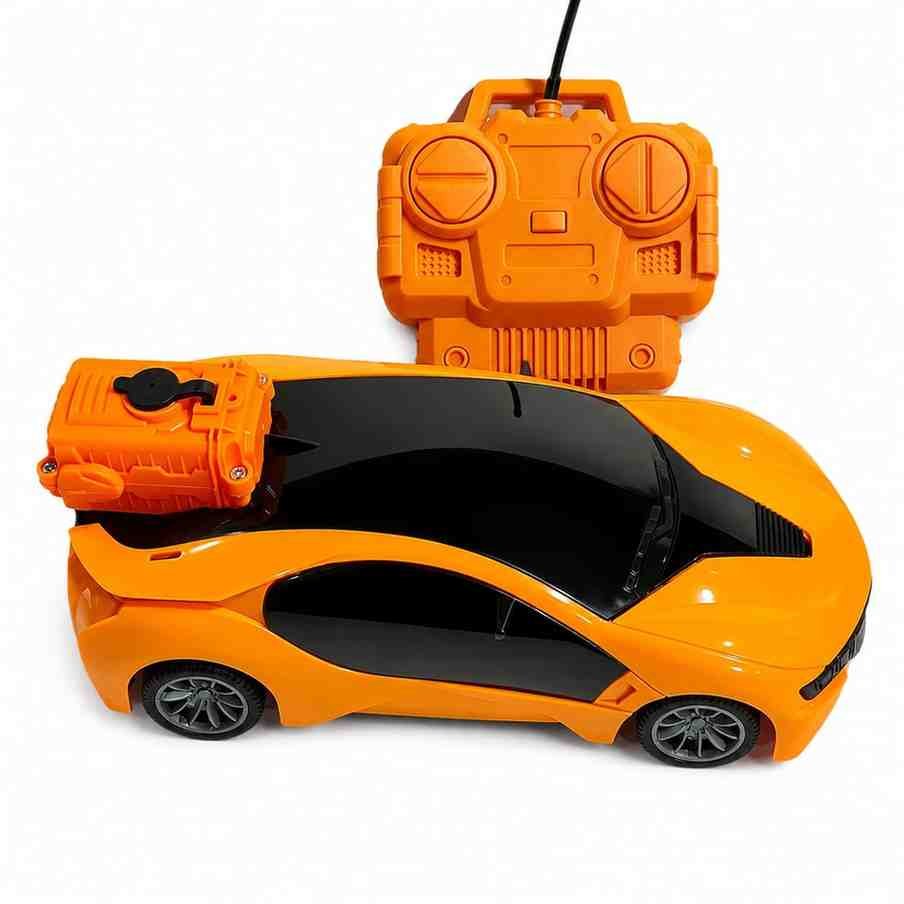Orange RC Sports Car with Remote Control & Steam Spray Effect - Image 2 - Blessing Gifts
