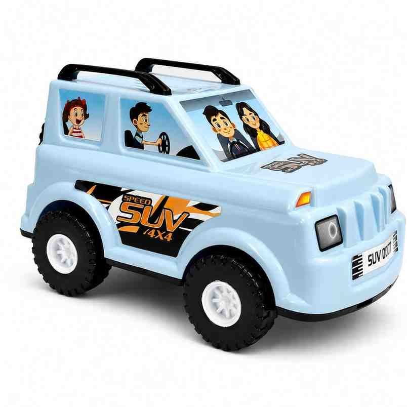 Blue Speed SUV 4x4 Battery Operated Toy Car - Image 2 - Blessing Gifts