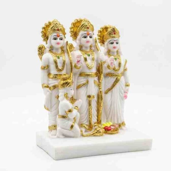 Ram Darbar Idol – Lord Ram, Sita, Lakshman & Hanuman - Image 3 - Blessing Gifts