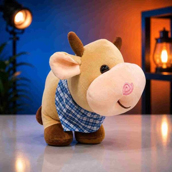 Cute Cow Soft Toy with Heart Design - Image 4 - Blessing Gifts