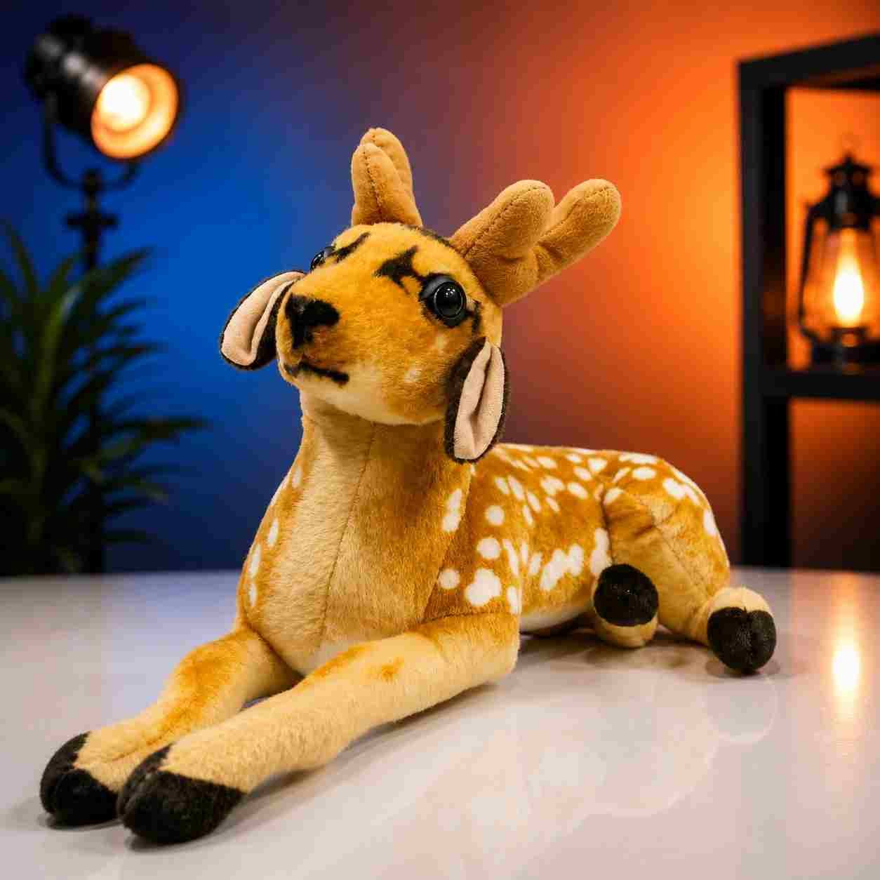Brown Deer Soft Toy with White Spots - Soft Toys - Blessing Gifts