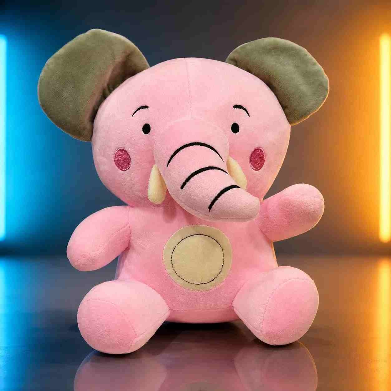 Cute Pink Elephant Soft Toy - Soft Toys - Blessing Gifts