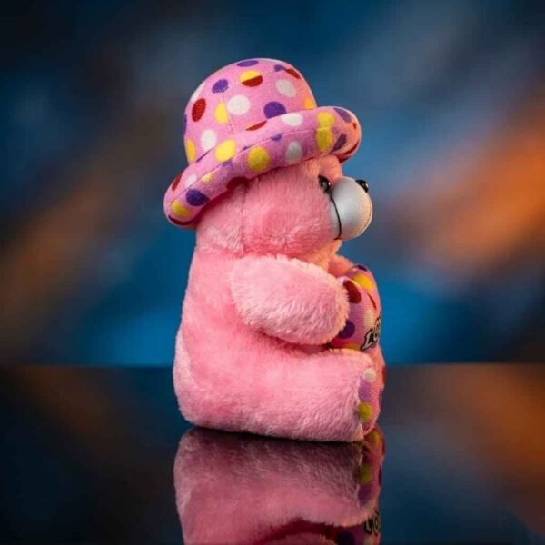 Pink Teddy Bear Soft Toy with Love Heart - Image 3 - Blessing Gifts