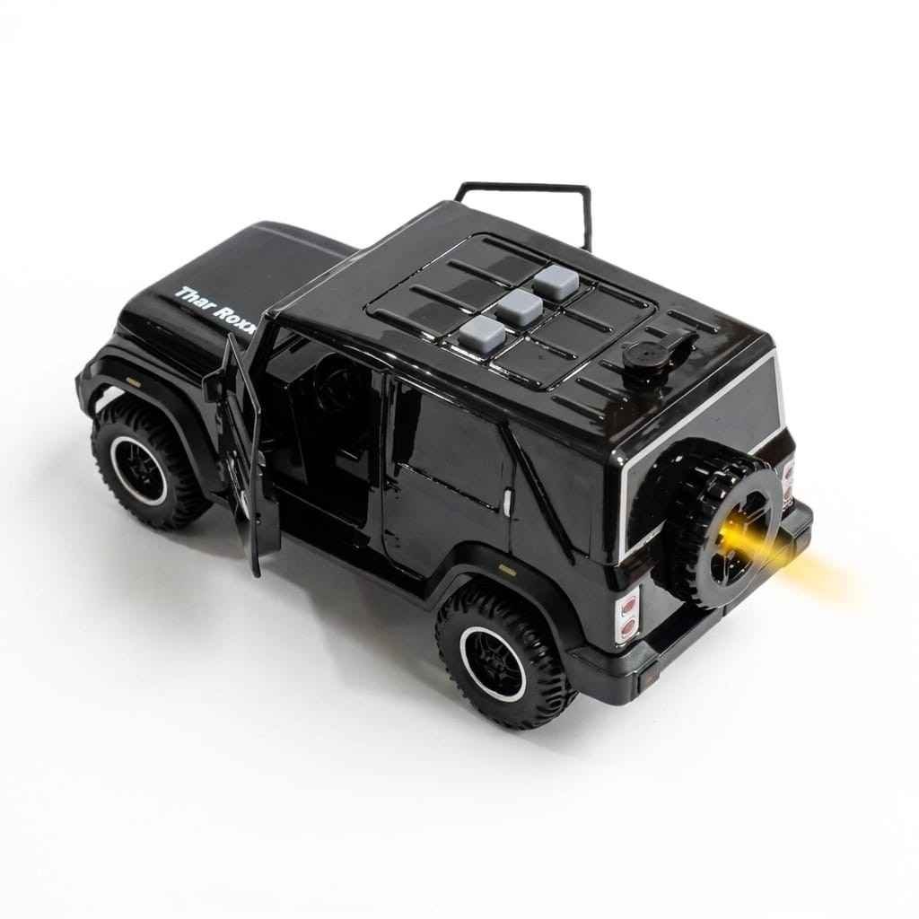 Black Thar Roxx Style RC Toy Car with Remote Control & Steam Effect - Cars - Blessing Gifts